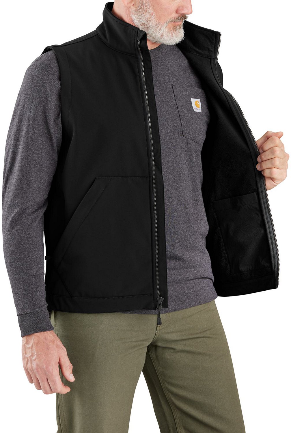 Carhartt Men's Rain Defender Softshell Vest                                                                                      - view number 3