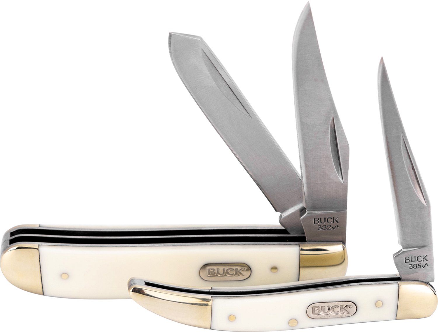 Buck Knives 2024 385 Toothpick and 382 Trapper Collector's