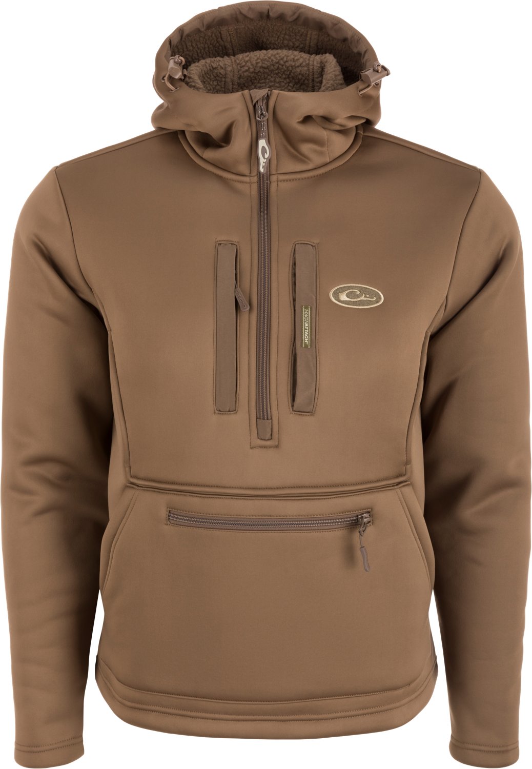 Drake Men's Ultimate Wader Solid Quarter Zip Hoodie - view number 1