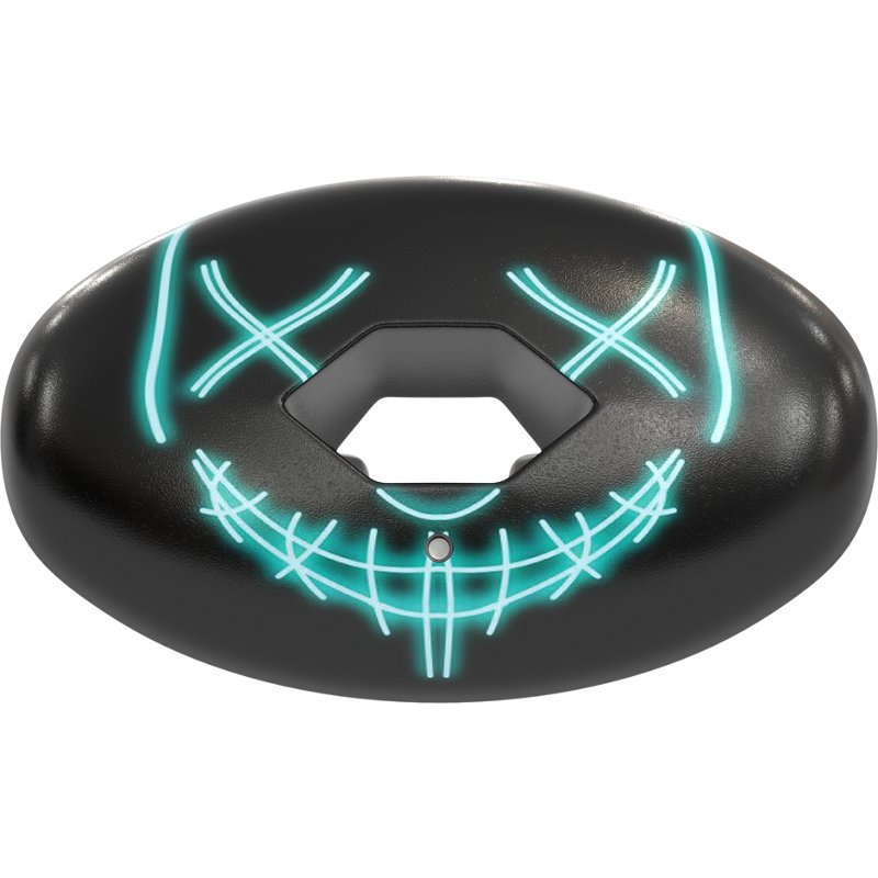 Phenom Elite Afterdark HexaFlow Lip Protector Mouthguard Black - Football Equipment at Academy Sports