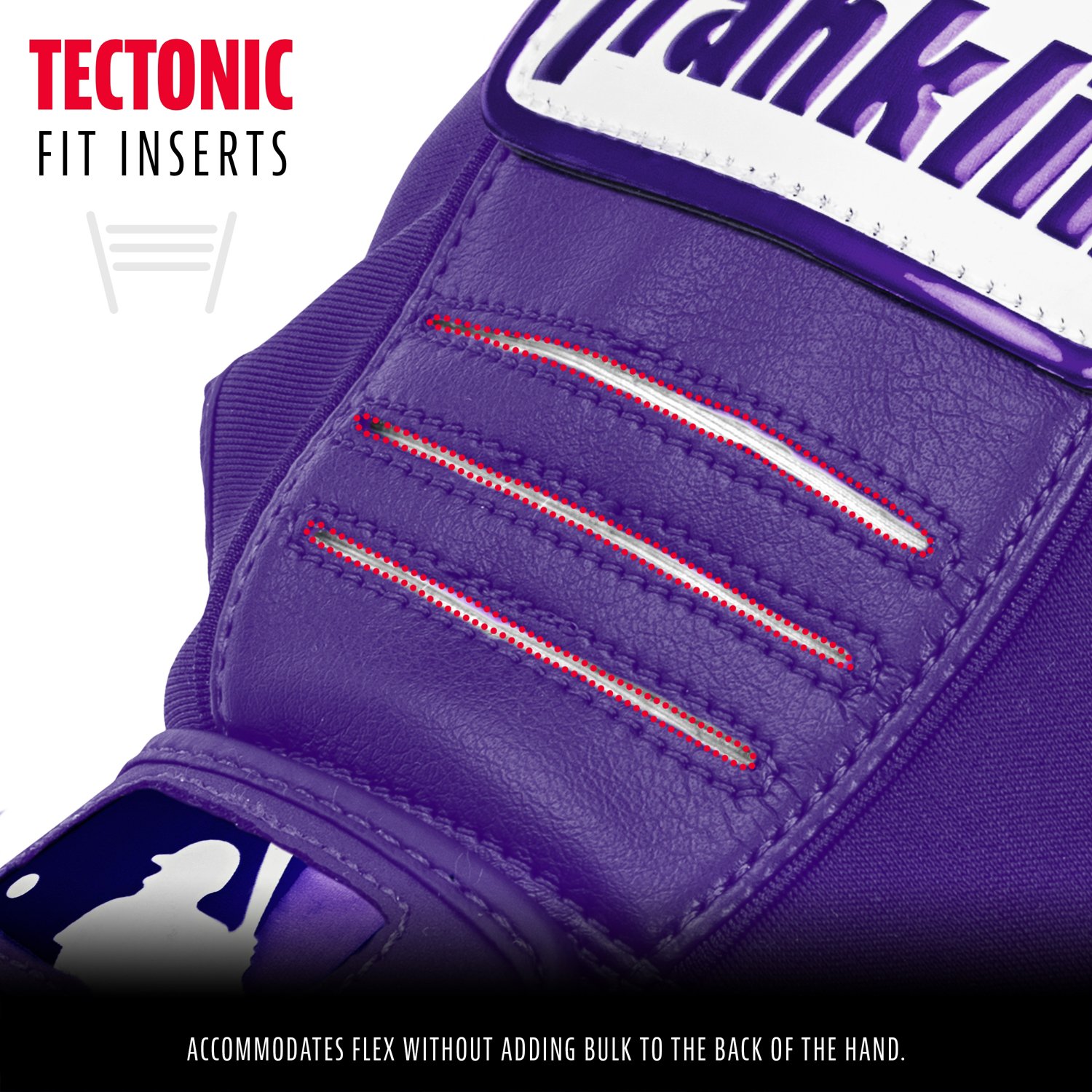 Franklin Adults' MLB CFX Pro Batting Gloves                                                                                      - view number 3