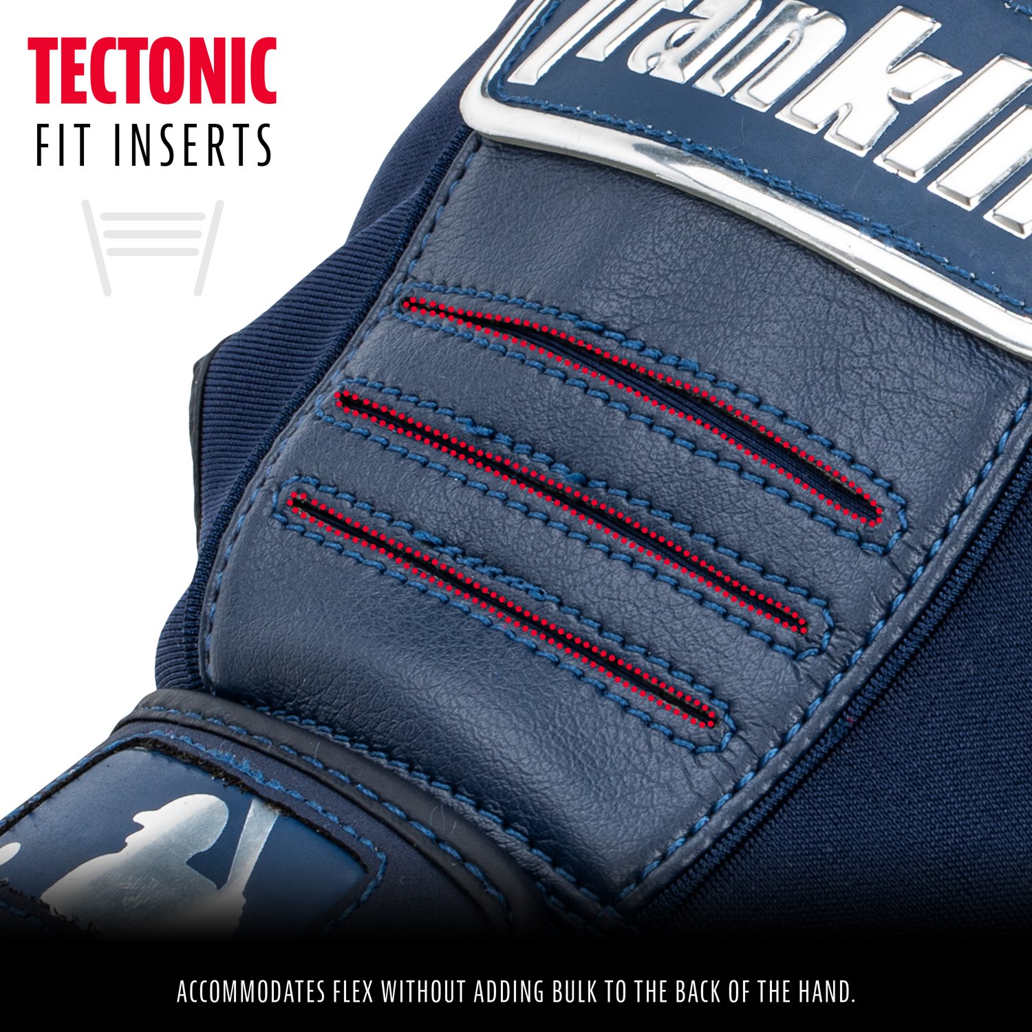 Franklin Youth CFX Pro Chrome Batting Gloves                                                                                     - view number 3