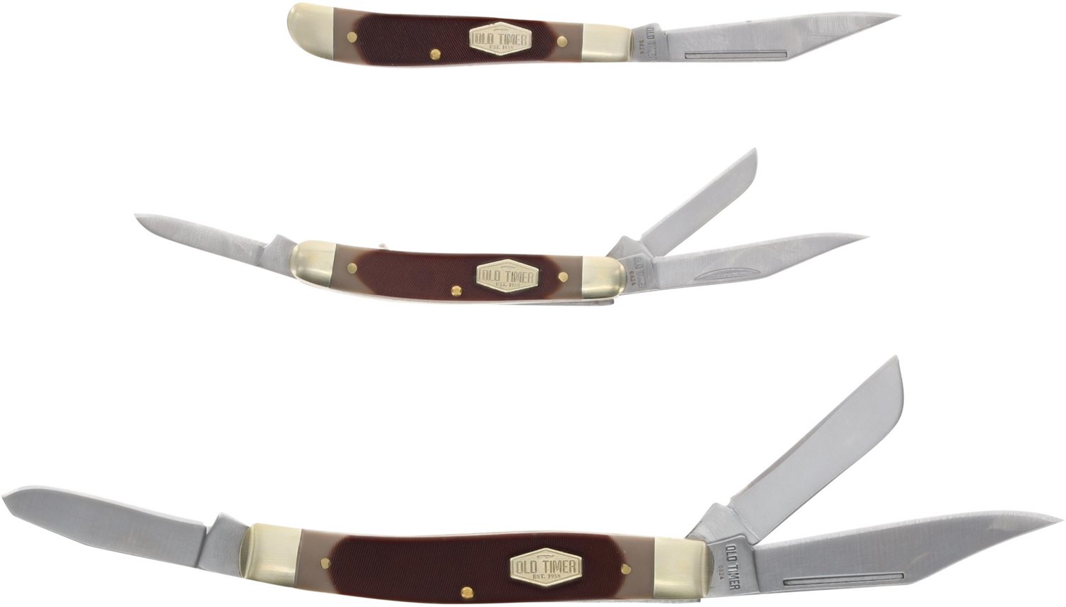 Old Timer 3 Piece Folding Knife Gift Tin                                                                                         - view number 3