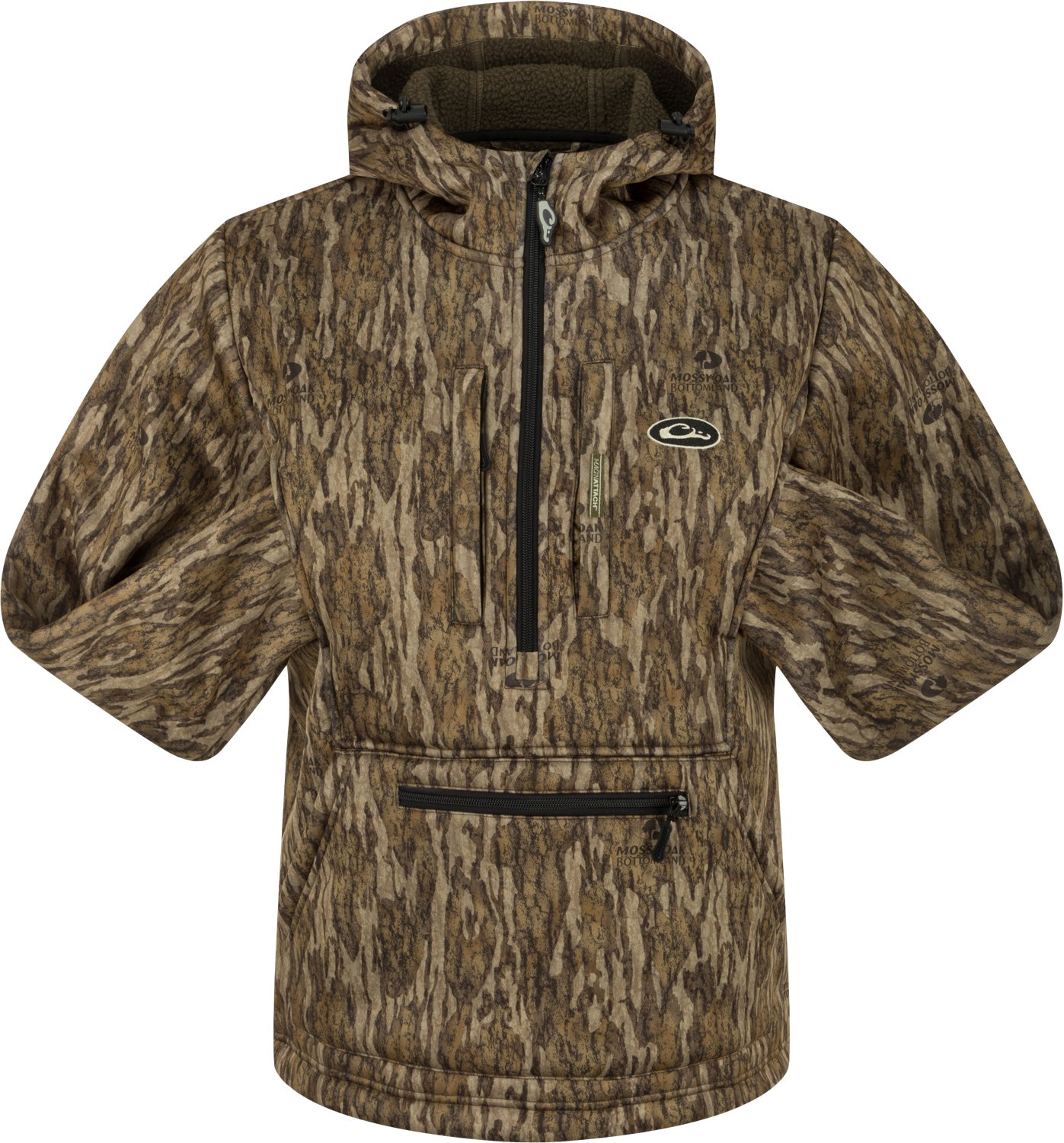 Drake Mens Ultimate Wader Camo QZ Hoodie - view number 6
