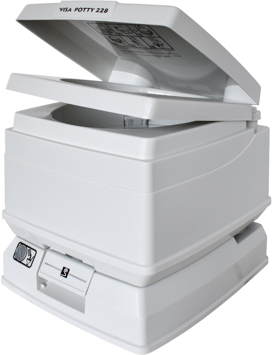 Dock Edge+ Sanitation Equipment Visa 8 L Potty
