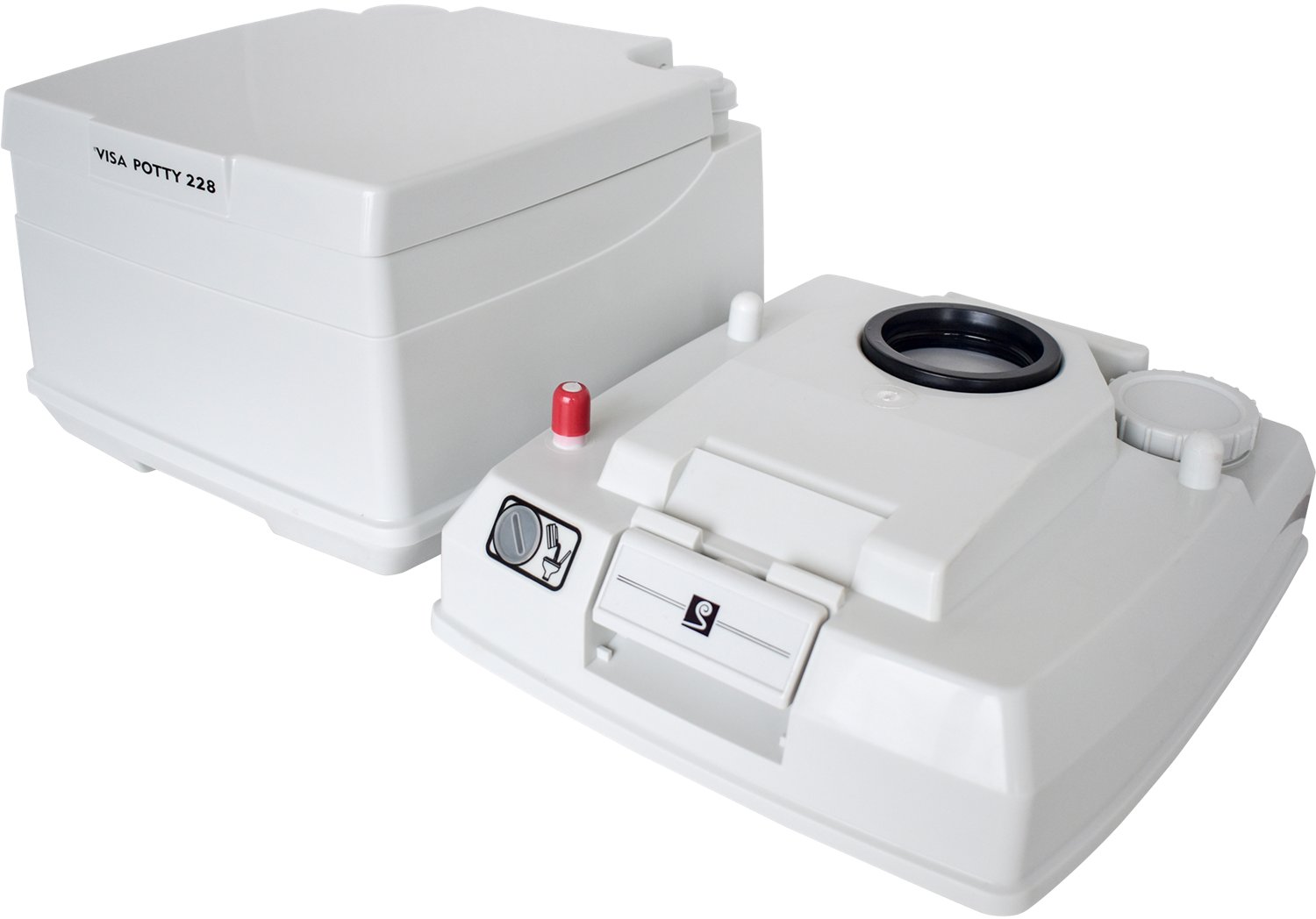 Dock Edge+ Sanitation Equipment Visa 8 L Potty