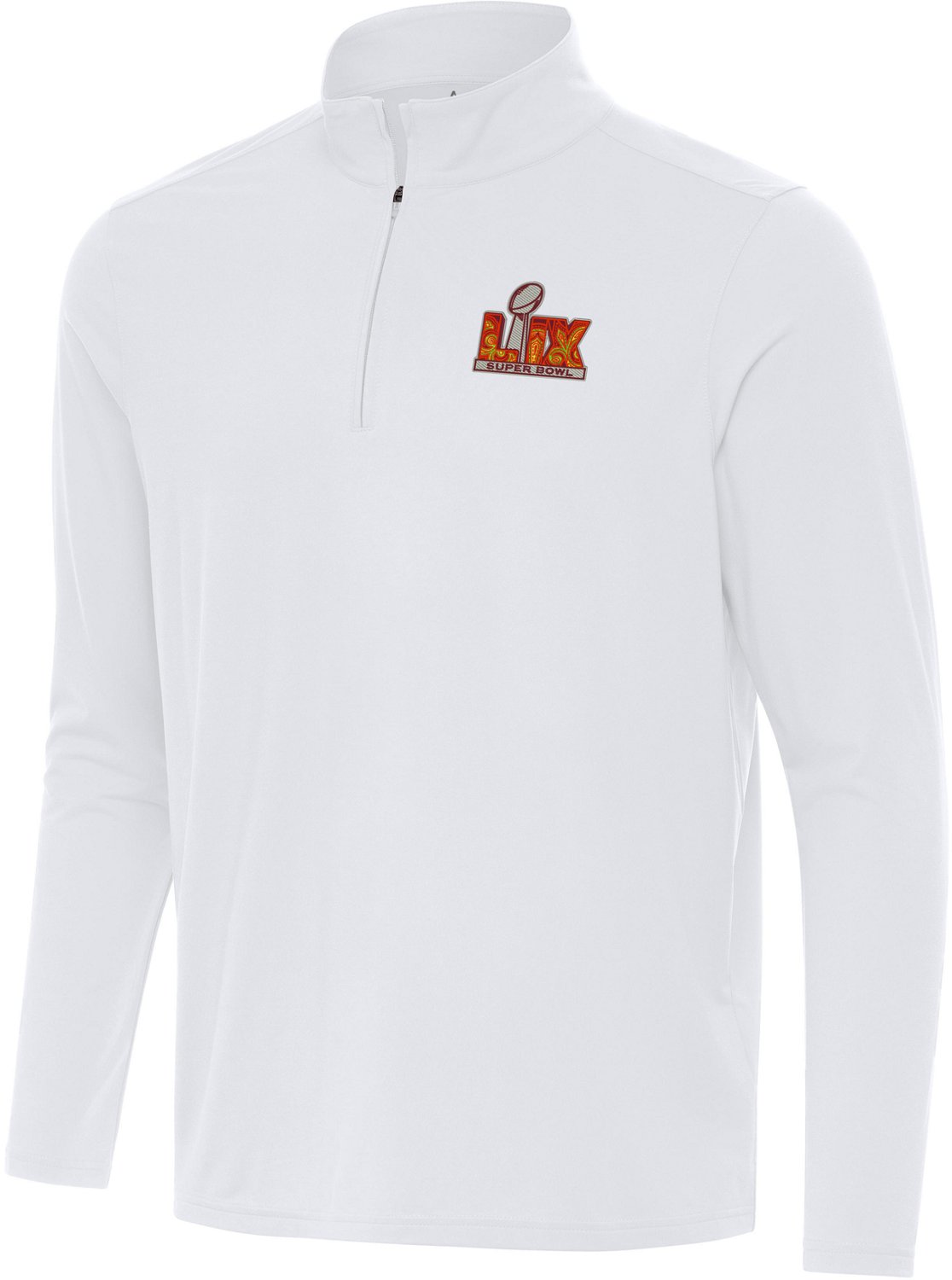 Antigua Men's NFL Super Bowl LIX Intent 1/4 Zip Pullover