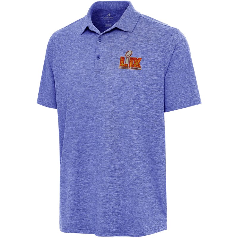 Antigua Mens NFL Super Bowl LIX Par 3 Polo
