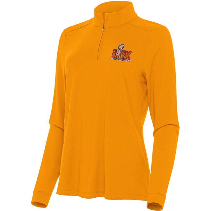 Antigua Women's NFL Super Bowl LIX Intent 1/4 Zip Pullover