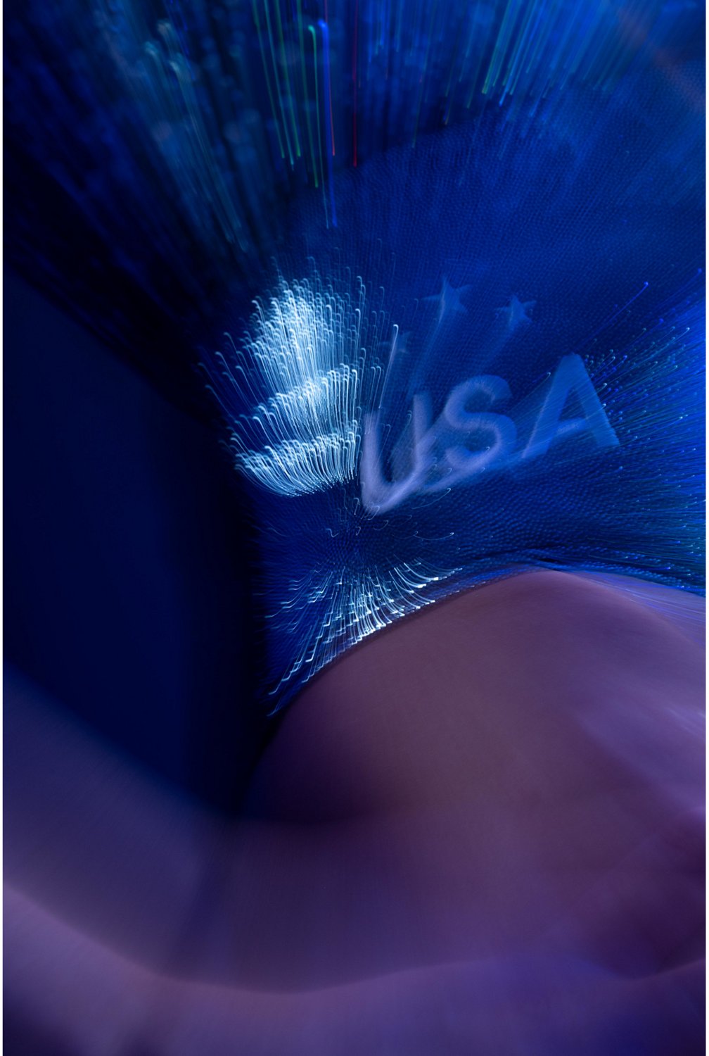 GK Women's Star Spangled Shine Replica Gymnastics Tank Leotard - view number 5