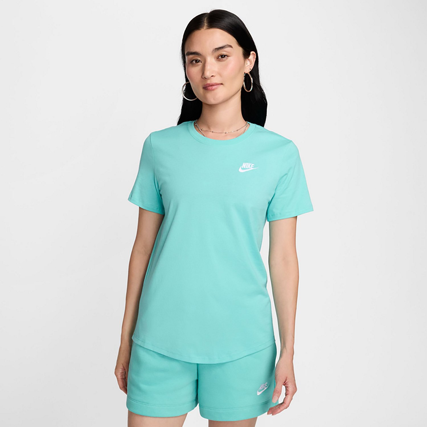 Nike Women s Sportswear Club T shirt Free Shipping at Academy