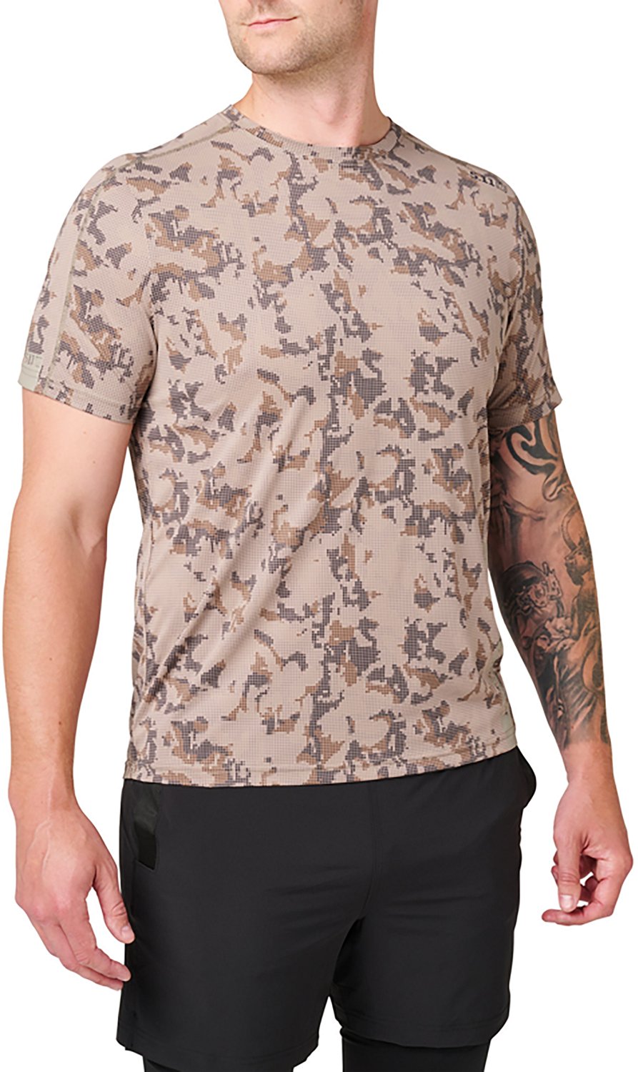 5.11 Tactical Men's No Mercy PT-R Short Sleeve Shirt - view number 2