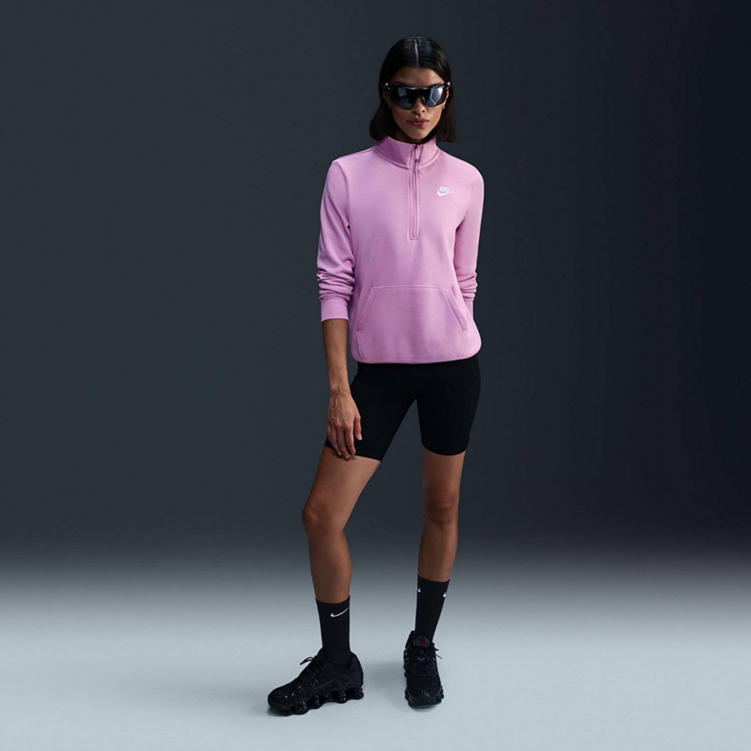 Zip pullover sweatshirt clearance