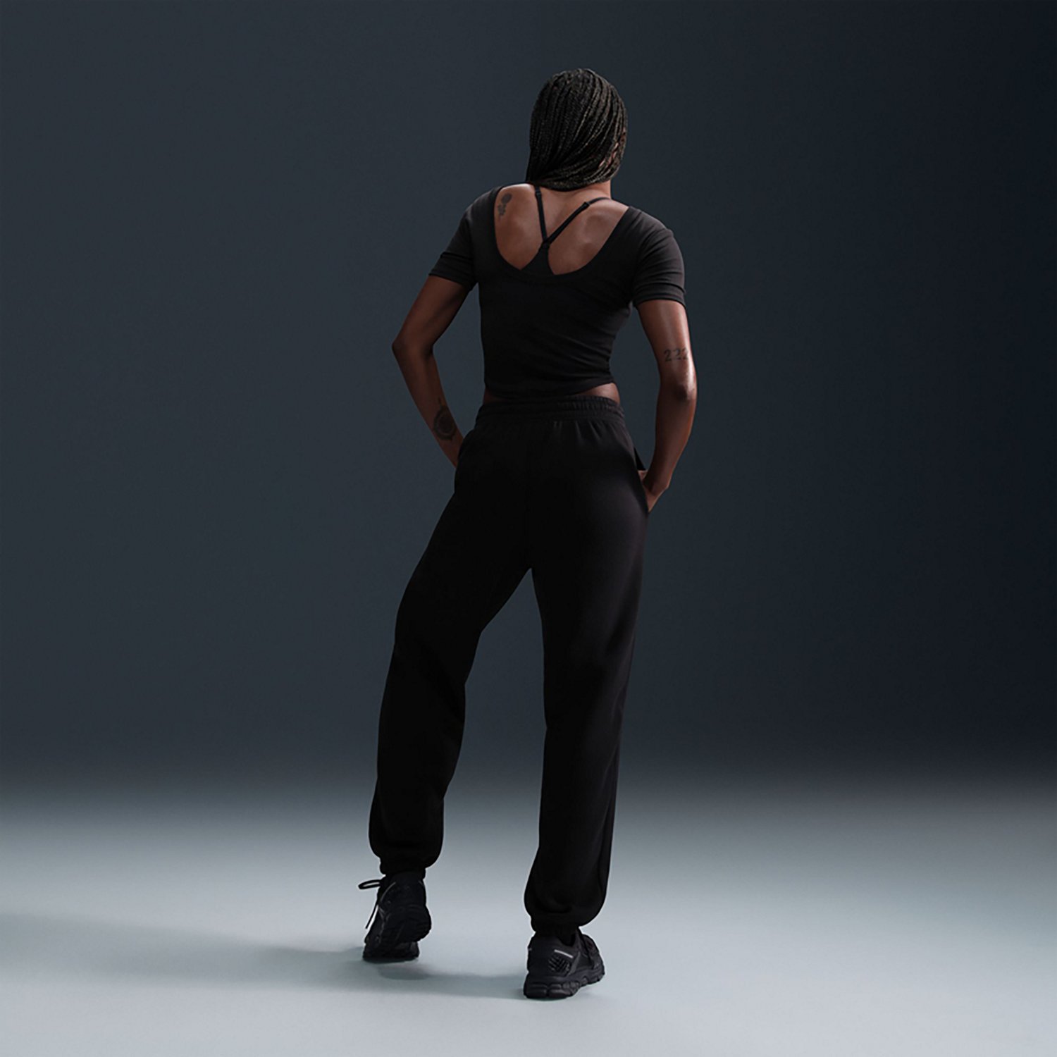 Nike Women's Nike Sportswear Phoenix Fleece High-Waisted Oversized Pant                                                          - view number 2