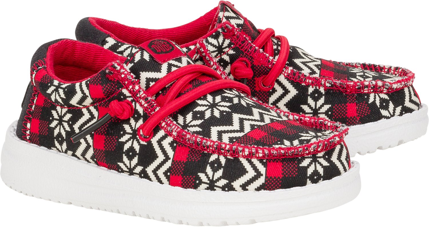 HEYDUDE Kids' Wally Ugly Sweater PSGS Shoes - view number 3