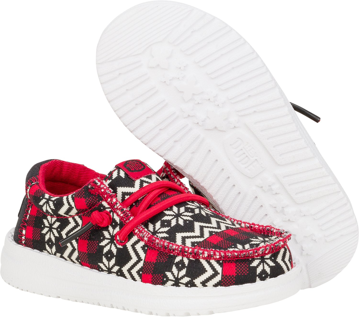 HEYDUDE Kids' Wally Ugly Sweater PSGS Shoes - view number 4