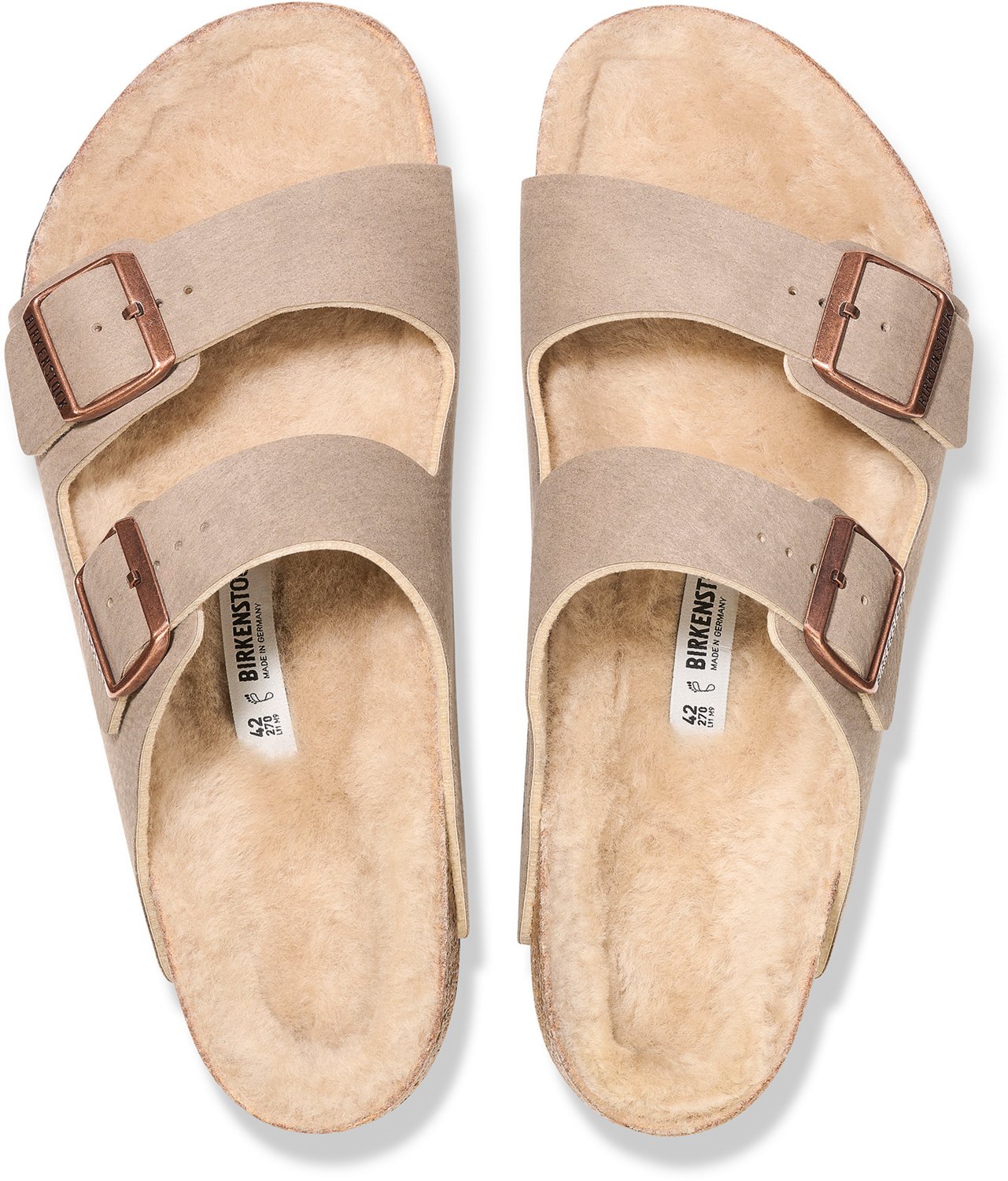 Birkenstock Women's Arizona Shearling Sandals                                                                                    - view number 2