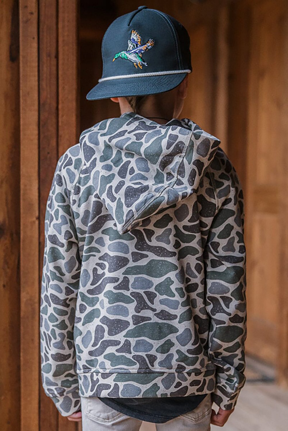 Burlebo Boys' Classic Deer Camo Hoodie - view number 2