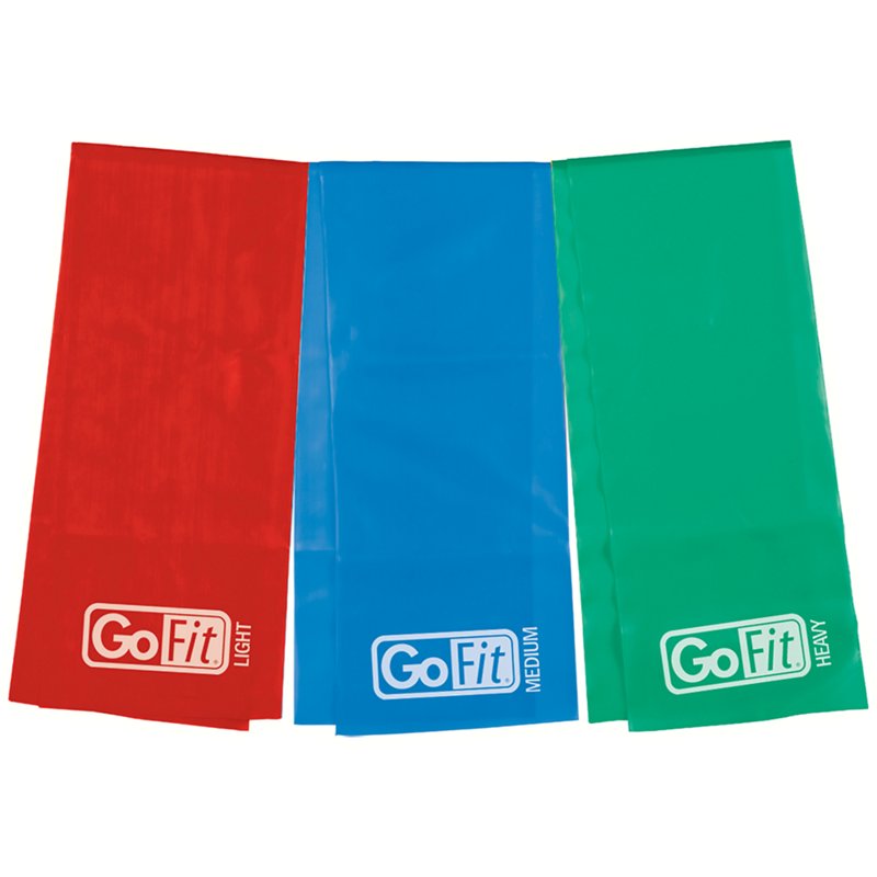 GoFit Power Flat Bands 3-Pack - Hand Exer. Equip. at Academy Sports