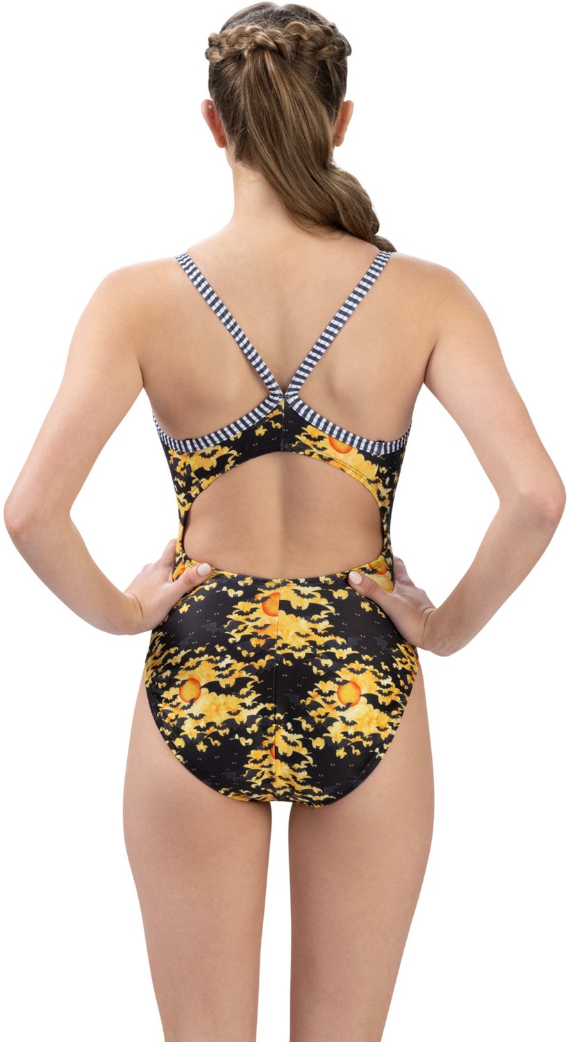 Dolfin Uglies Women's Print V-2 Back 1-Piece Bat Dance - view number 2