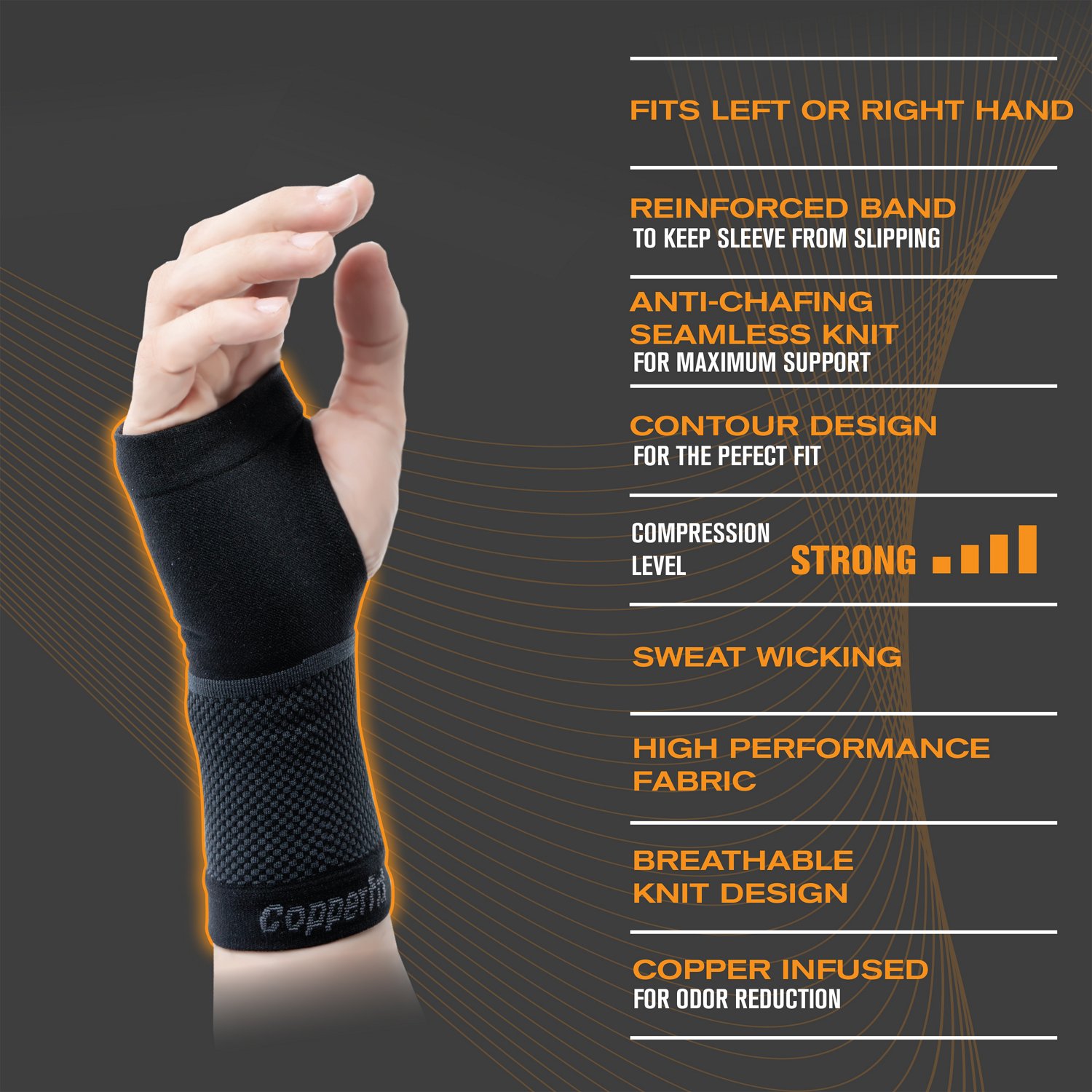 Copper Fit Elite Wrist Sleeve                                                                                                    - view number 3