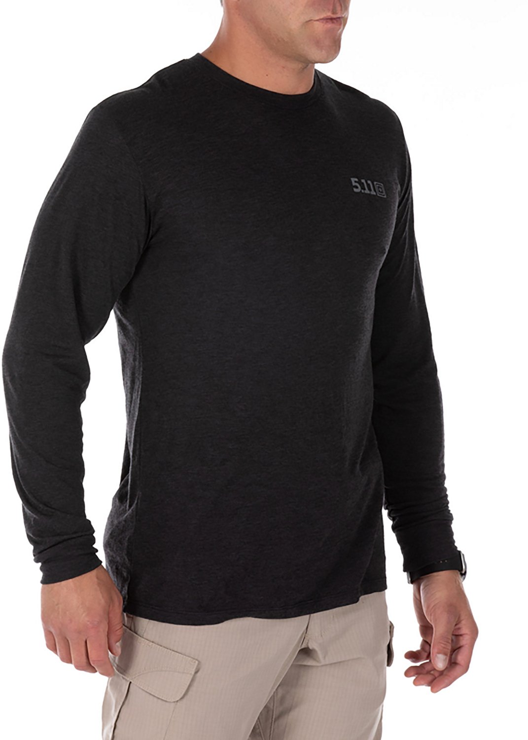 5.11 Tactical Men's Triblend Legacy Long Sleeve Shirt - view number 4