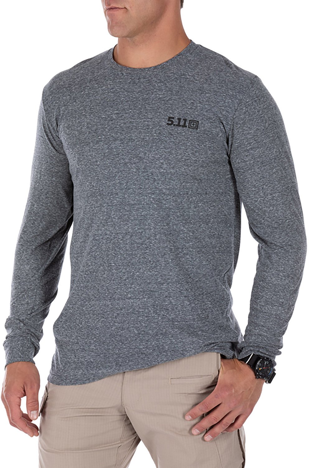 5.11 Tactical Men's Triblend Legacy Long Sleeve Shirt - view number 2