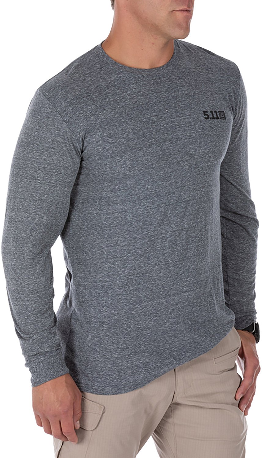 5.11 Tactical Men's Triblend Legacy Long Sleeve Shirt - view number 4