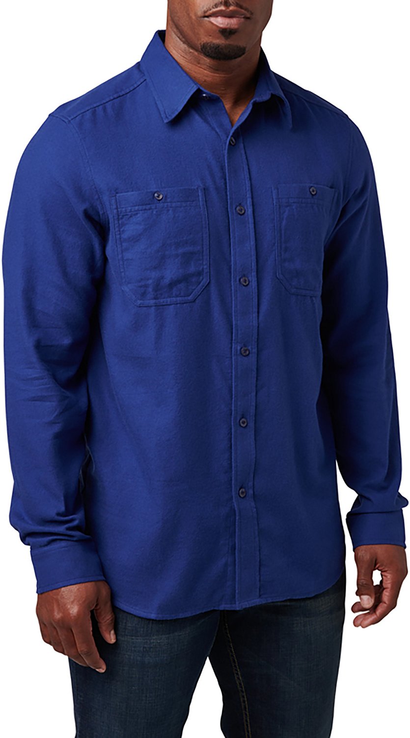 5.11 Tactical Men's Silverwood Flannel Solid Long Sleeve Shirt - view number 2