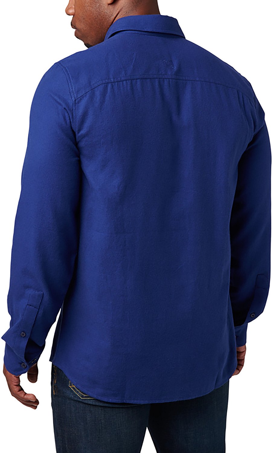 5.11 Tactical Men's Silverwood Flannel Solid Long Sleeve Shirt - view number 3