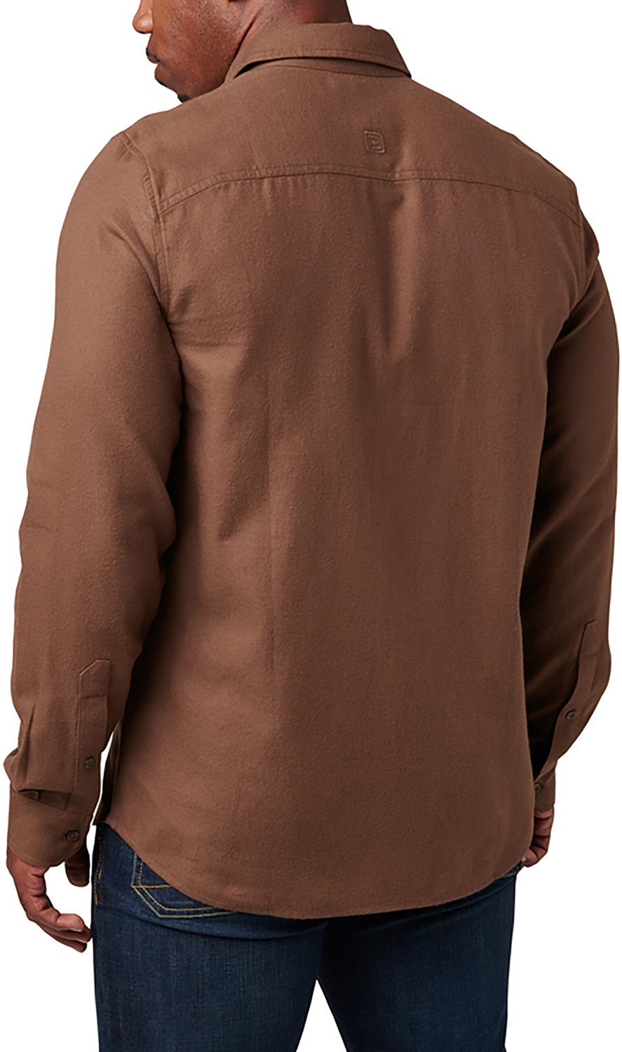 5.11 Tactical Men's Silverwood Flannel Solid Long Sleeve Shirt - view number 3