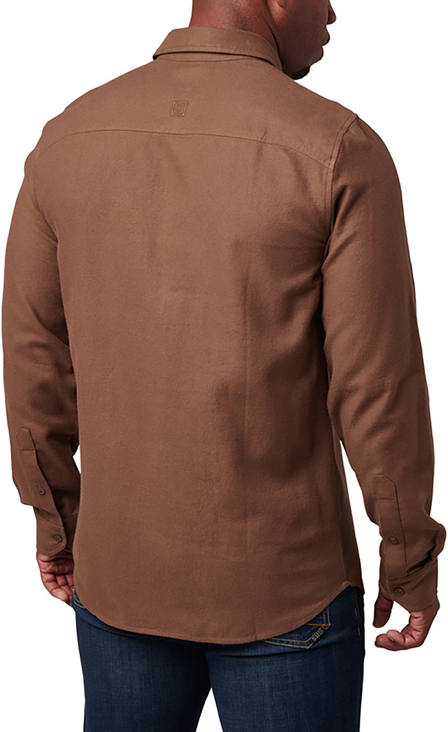 5.11 Tactical Men's Silverwood Flannel Solid Long Sleeve Shirt - view number 4