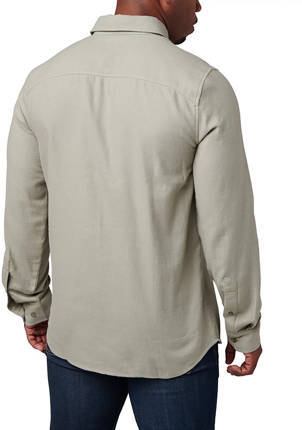 5.11 Tactical Men's Silverwood Flannel Solid Long Sleeve Shirt - view number 4
