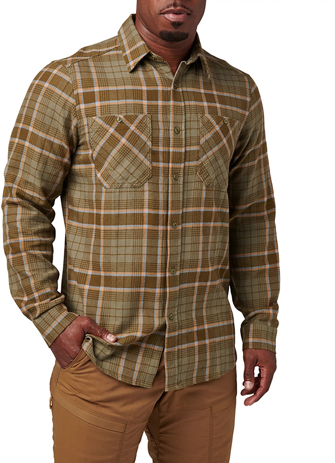 5.11 Tactical Men's Silverwood Flannel Plaid Long Sleeve Shirt - view number 2