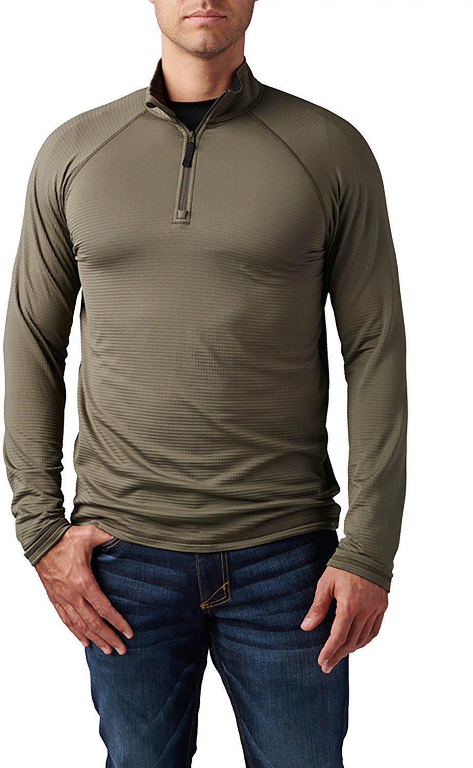 5.11 Tactical Men's Stratos 1/4 Zip Long Sleeve Pullover - view number 2