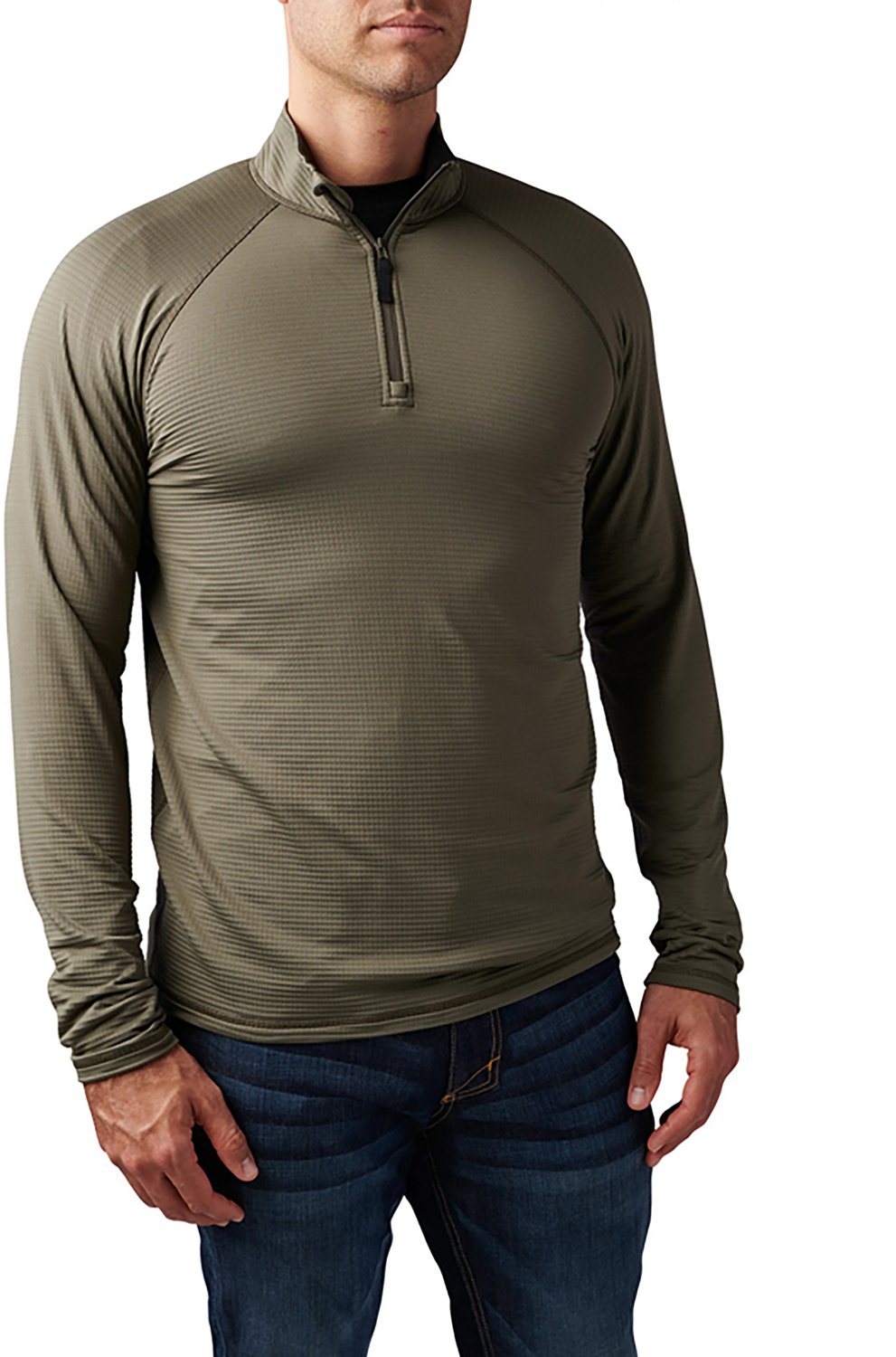 5.11 Tactical Men's Stratos 1/4 Zip Long Sleeve Pullover - view number 3