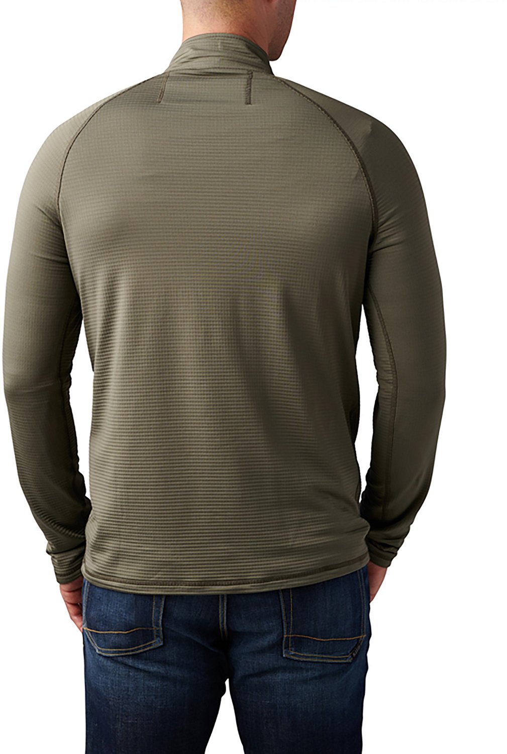 5.11 Tactical Men's Stratos 1/4 Zip Long Sleeve Pullover - view number 4