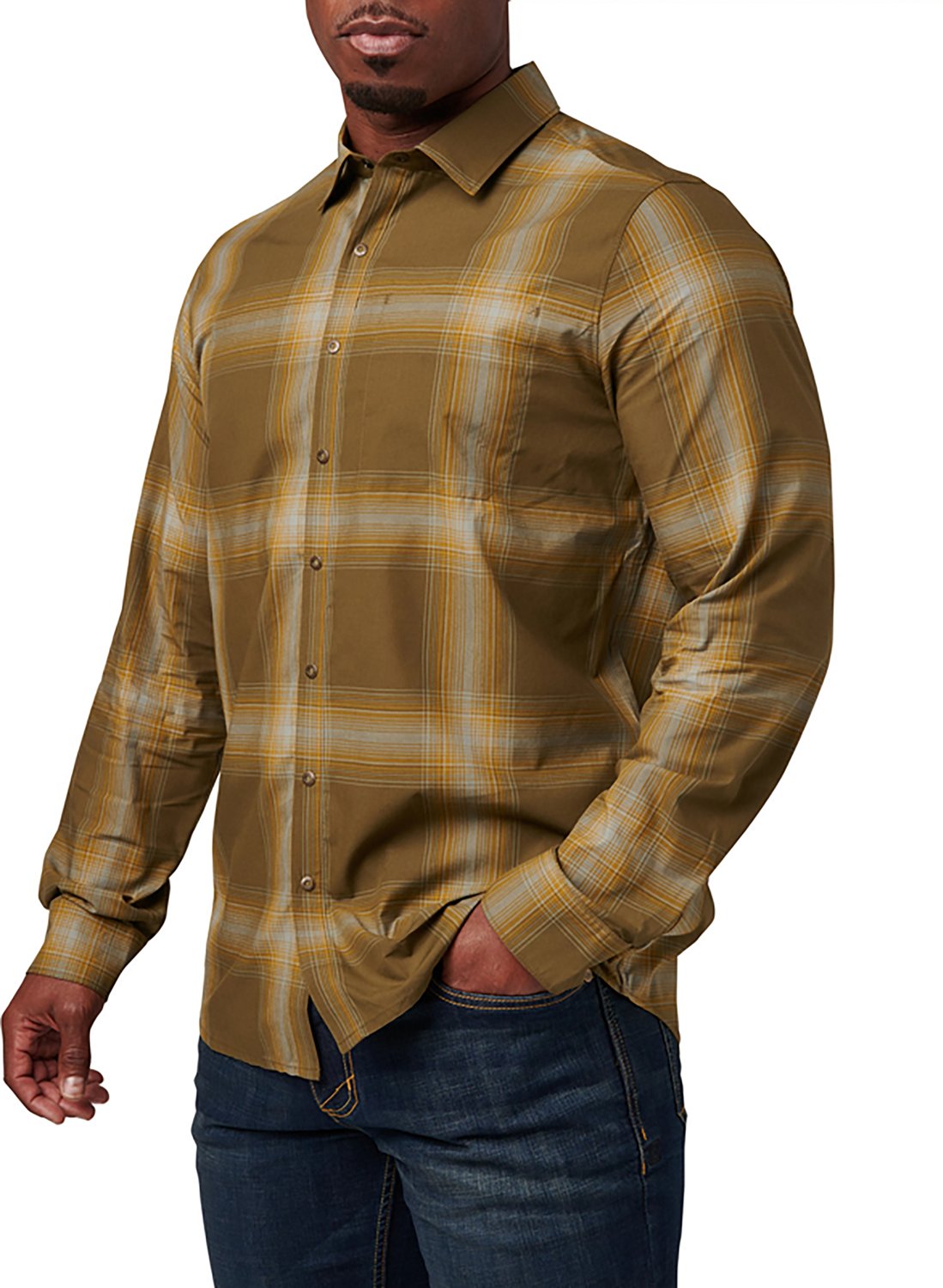 5.11 Tactical Men's Igor Plaid Long Sleeve Shirt - view number 2