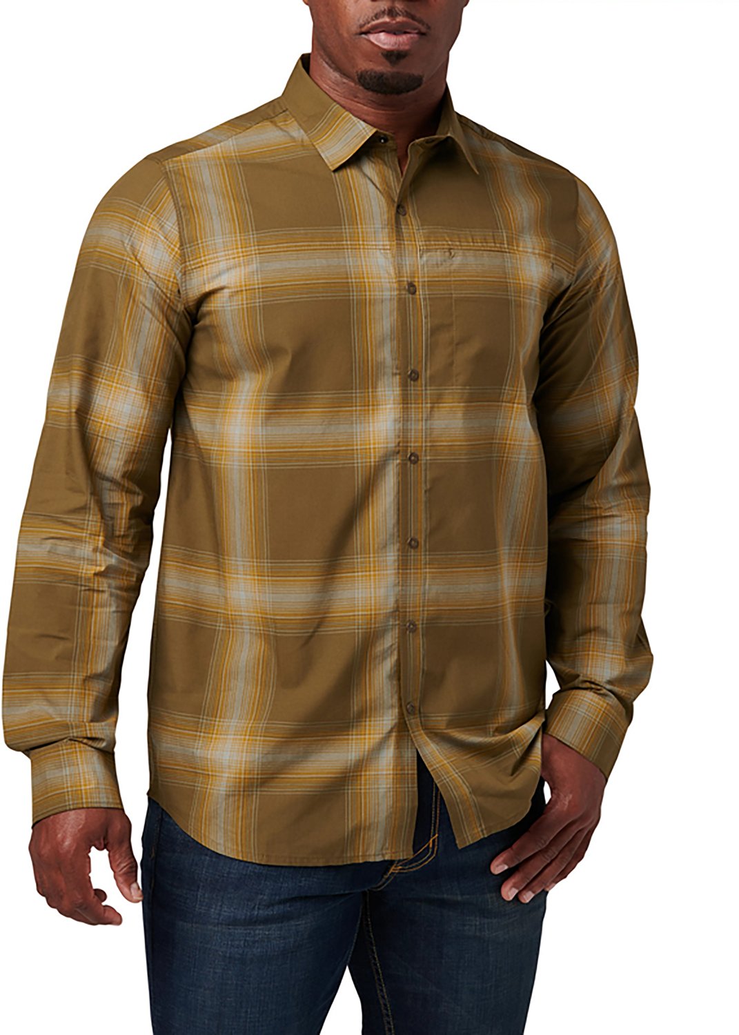 5.11 Tactical Men's Igor Plaid Long Sleeve Shirt - view number 3