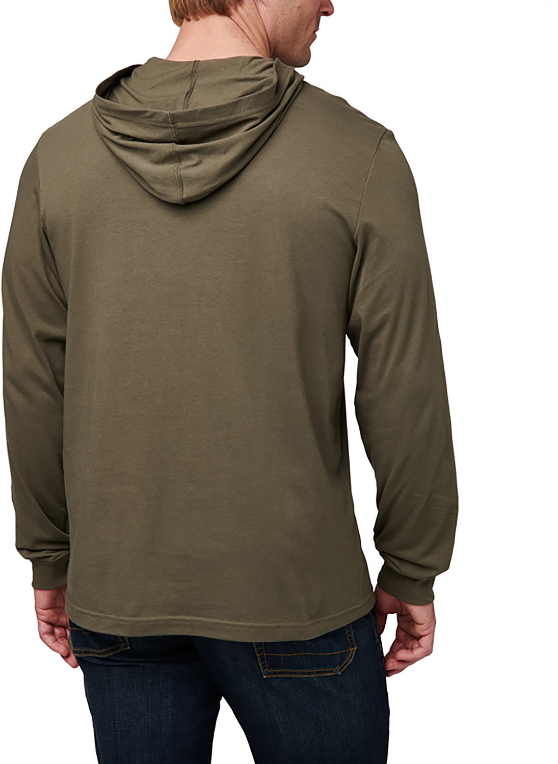 5.11 Tactical Men's Logo Hooded Long Sleeve Shirt - view number 3