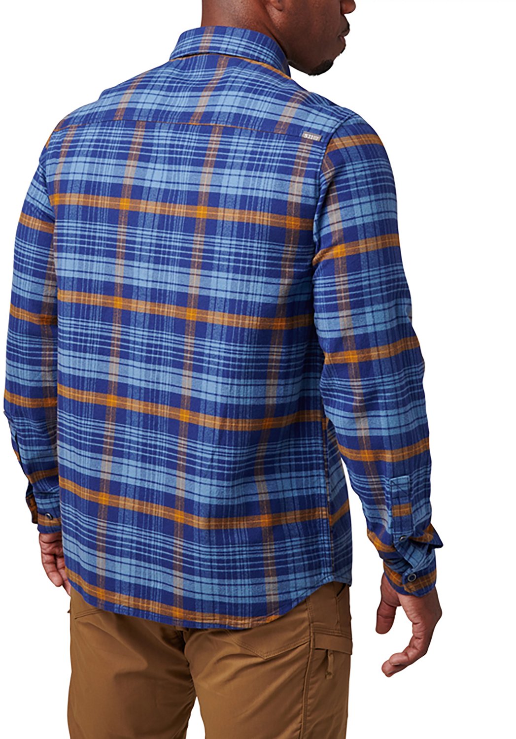 5.11 Tactical Men's Lester Heavy Weight Flannel Plaid Long Sleeve Shirt - view number 4