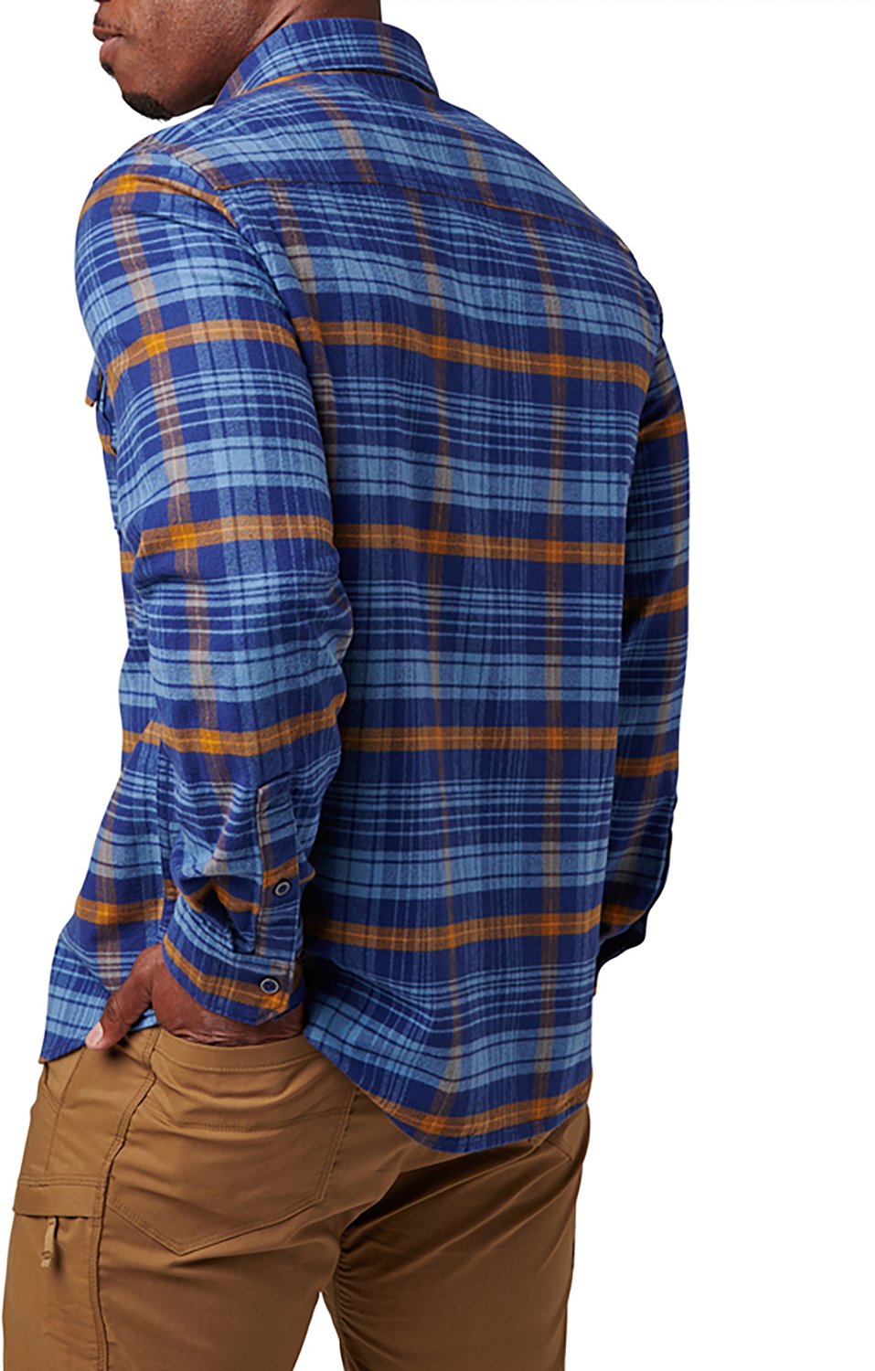 5.11 Tactical Men's Lester Heavy Weight Flannel Plaid Long Sleeve Shirt - view number 5