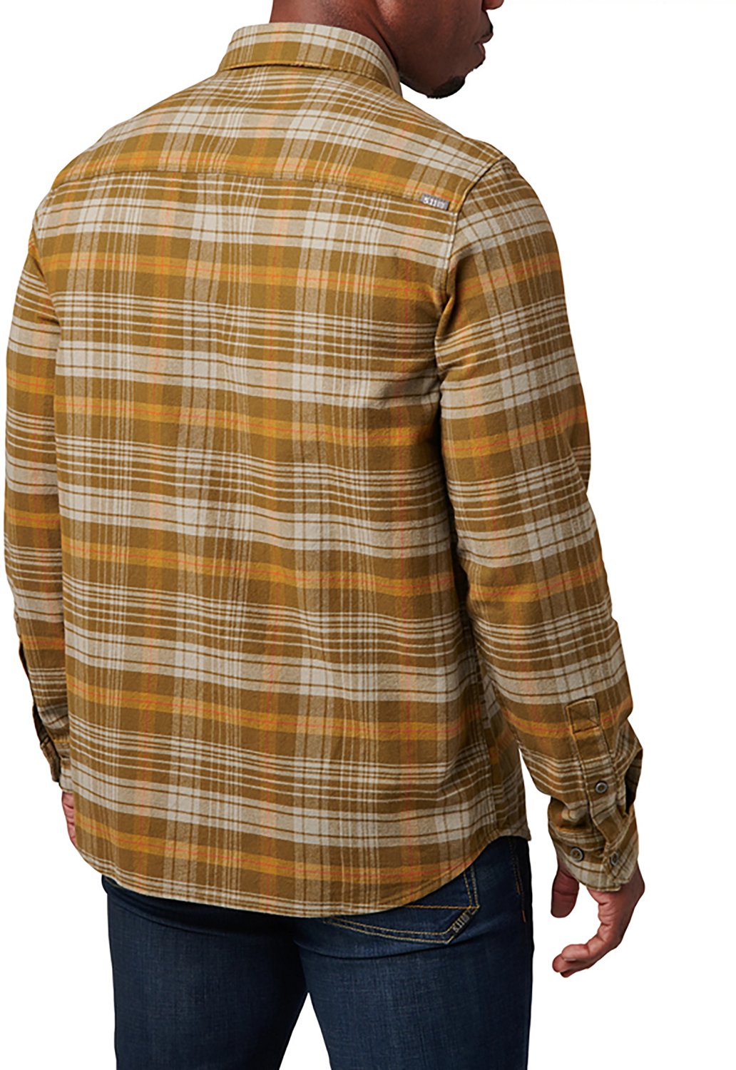 5.11 Tactical Men's Lester Heavy Weight Flannel Plaid Long Sleeve Shirt - view number 4