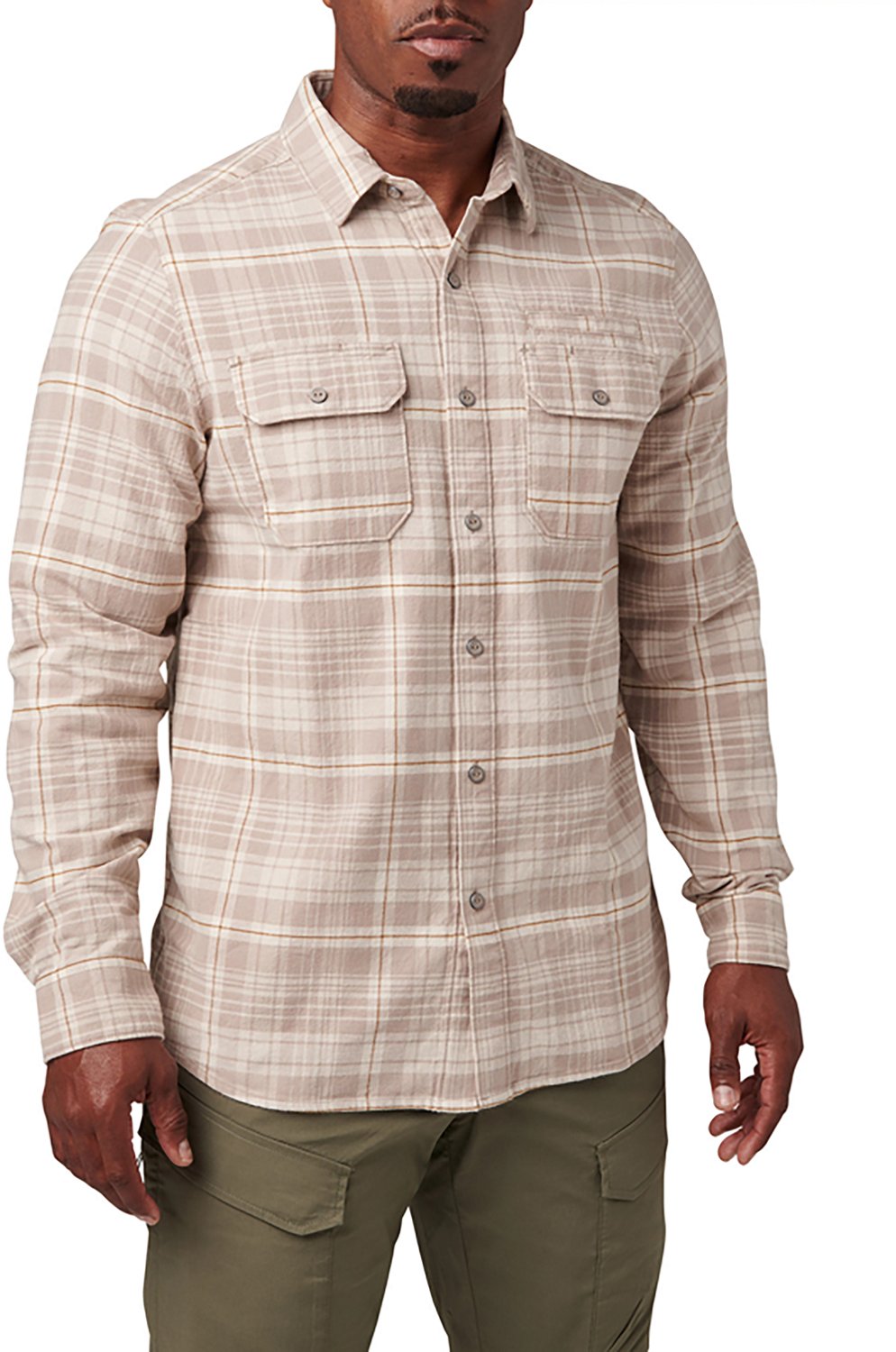 5.11 Tactical Men's Lester Heavy Weight Flannel Plaid Long Sleeve Shirt - view number 2
