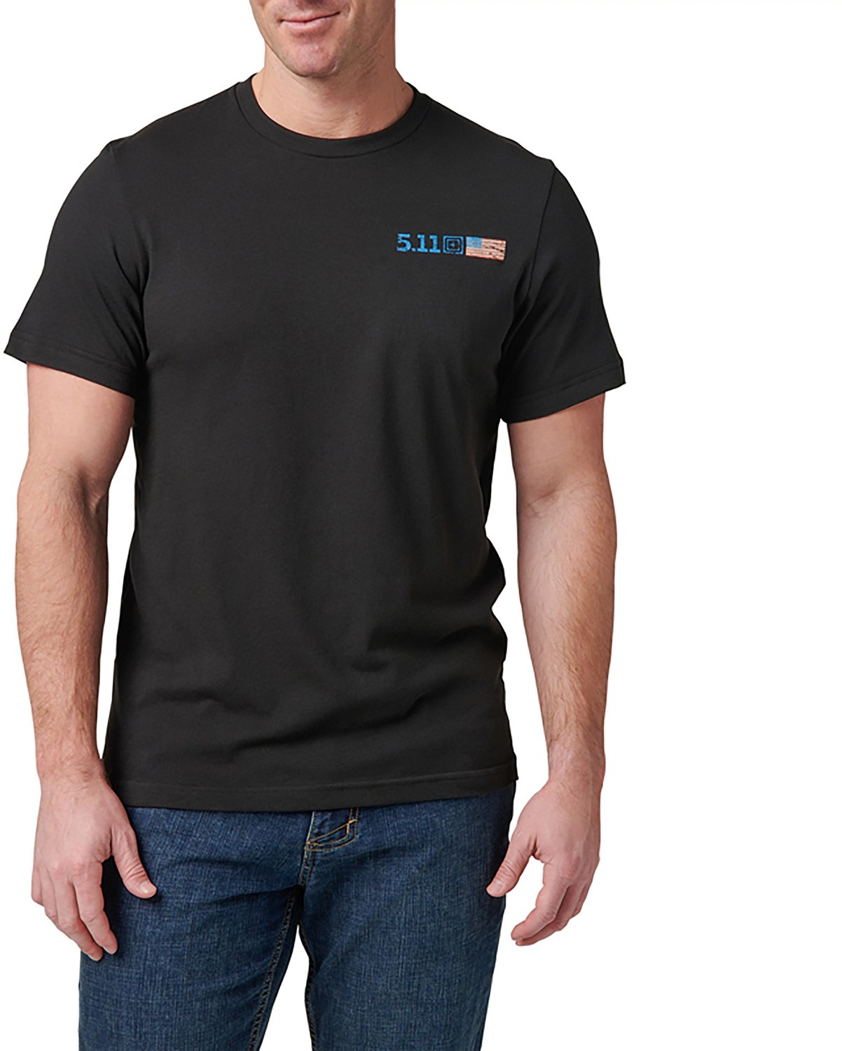 5.11 Tactical Men's American Flag Short Sleeve Shirt - view number 2