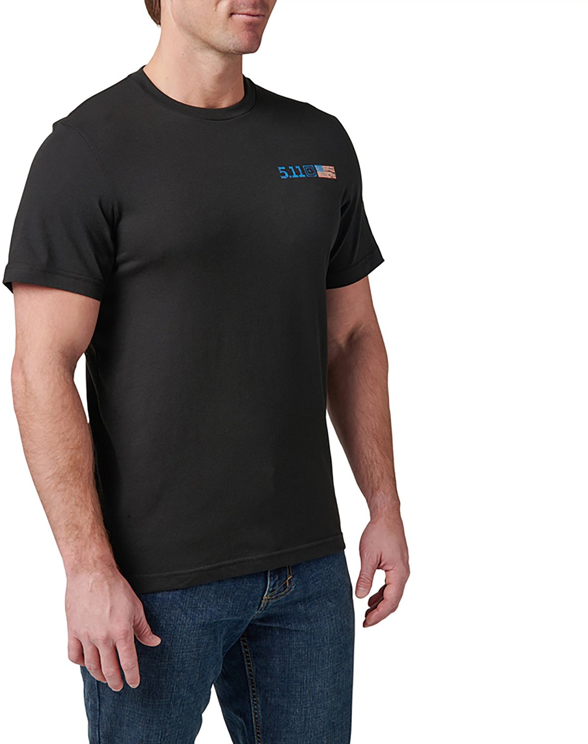 5.11 Tactical Men's American Flag Short Sleeve Shirt - view number 3