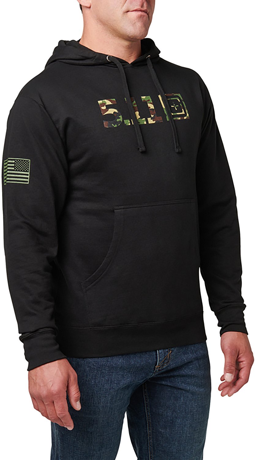 5.11 Tactical Men's Woodland Camo Fill Hoodie - view number 2