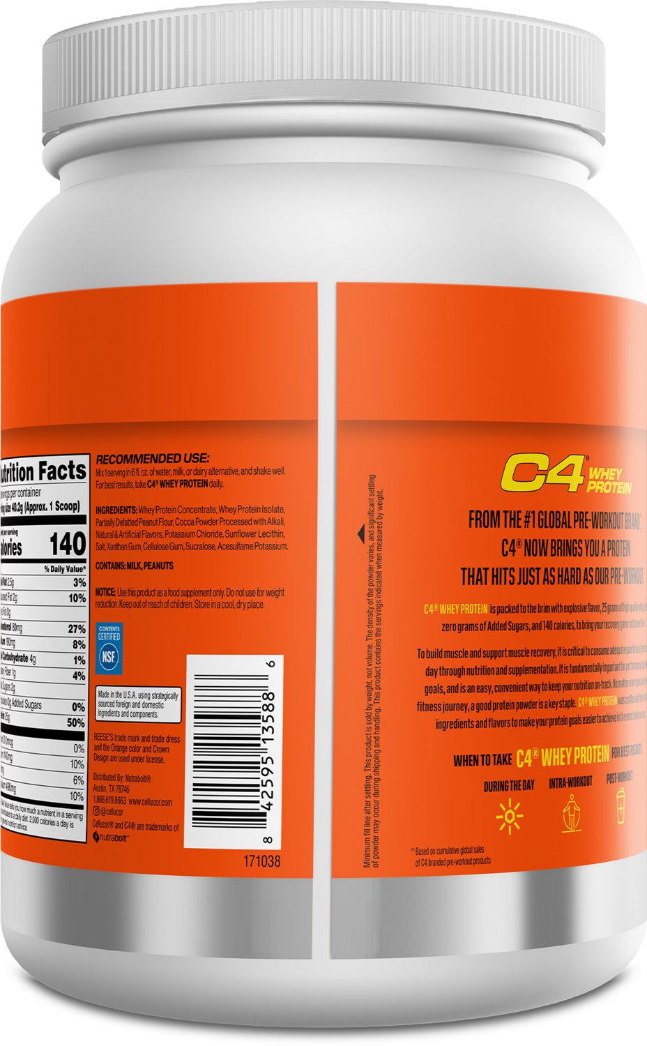 C4 Performance Energy 1 lb Whey Protein Powder - 18 servings - view number 2