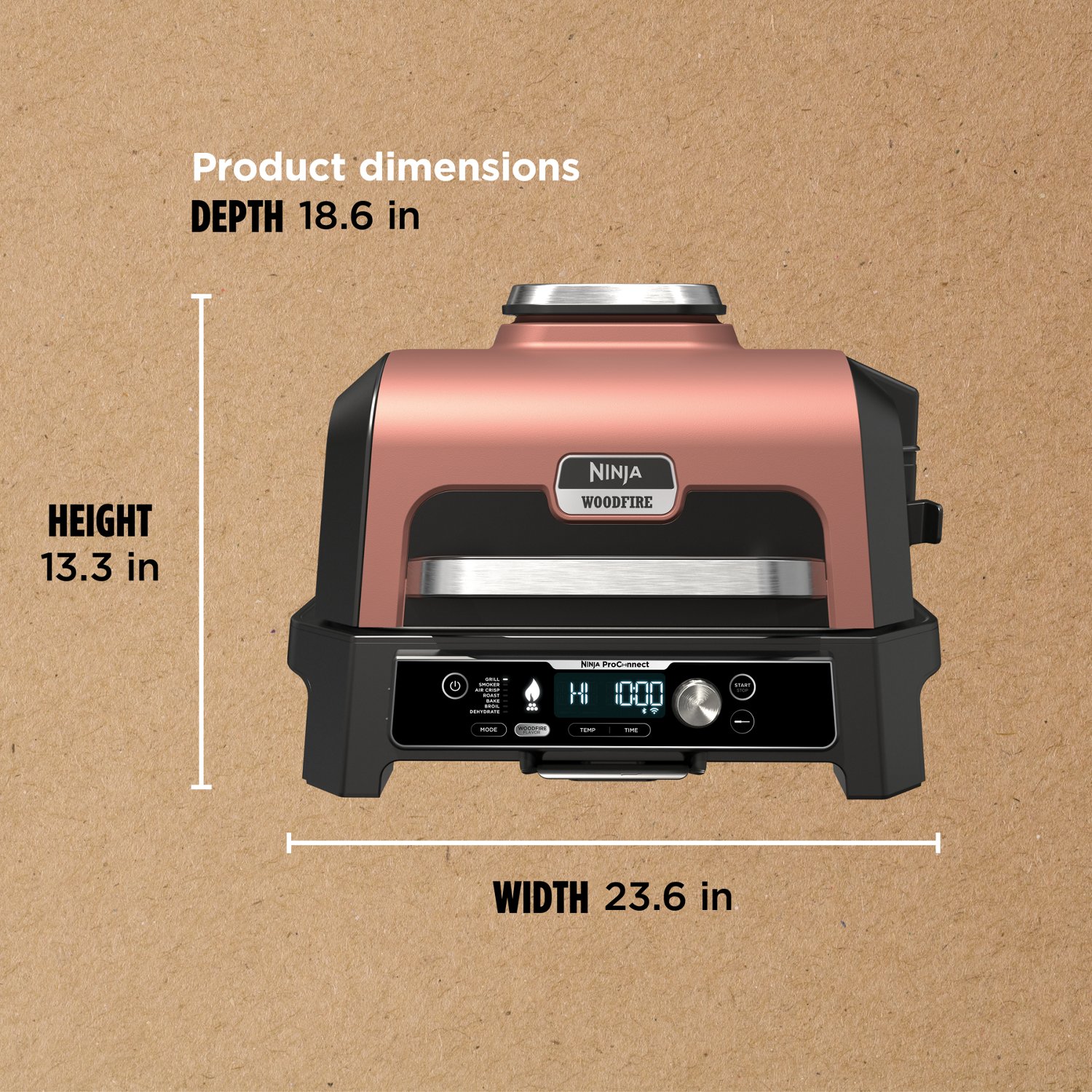 Ninja Woodfire ProConnect Premium XL Outdoor Grill and Smoker                                                                    - view number 2