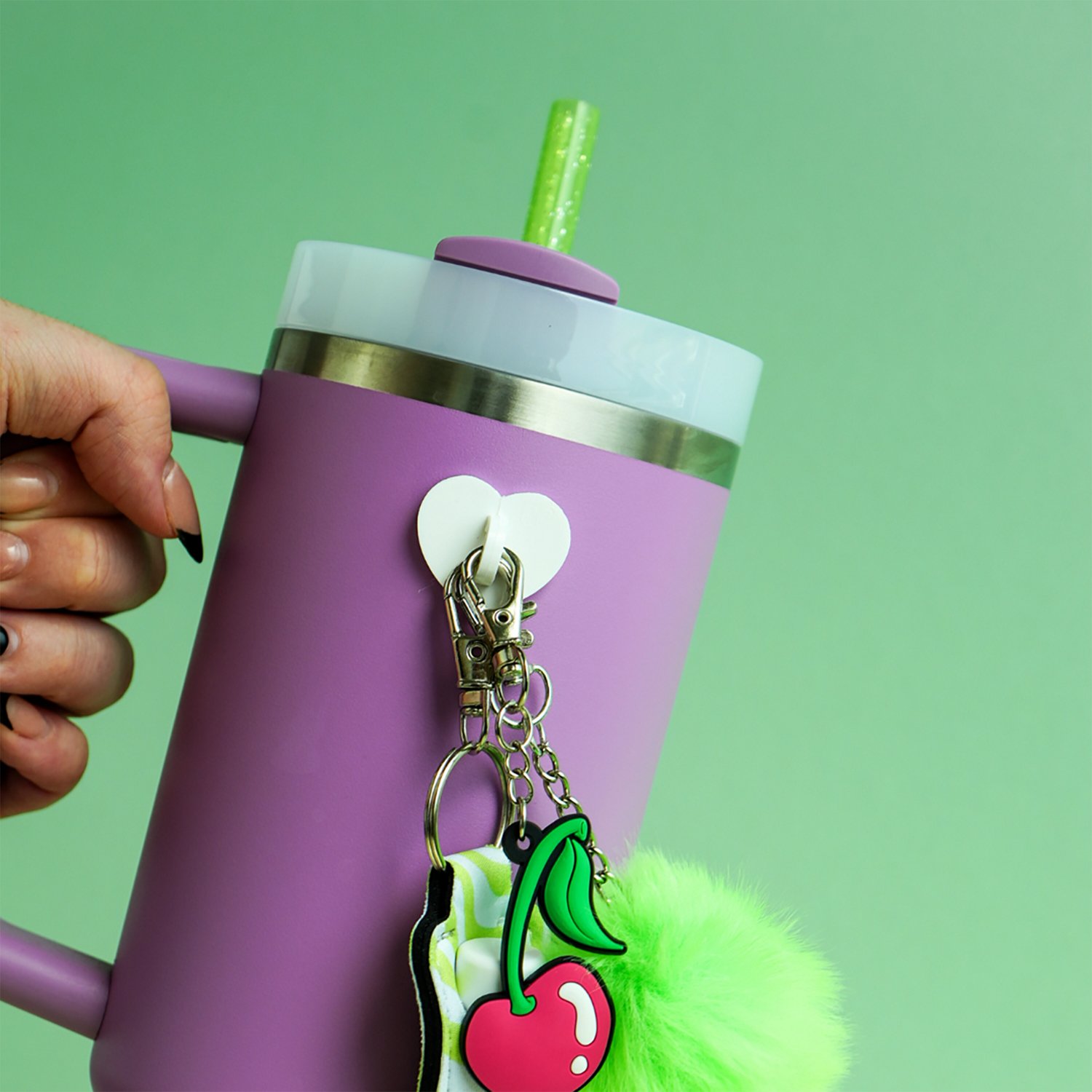 CharCharms 40 oz. Glitter Straws 6-Pack - view number 5